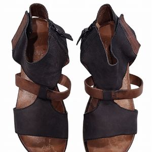 Miz Mooz Verona Collection Sandals Women's 9.5 EU41. Black/Brown